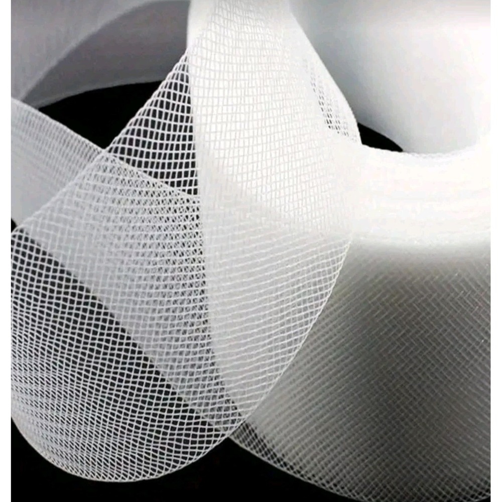 50‎ Yds Horsehair W/Polyester Skeleton Boning Braid Mesh Sewing 2 Inch